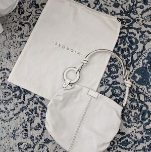 White Leather Handbag